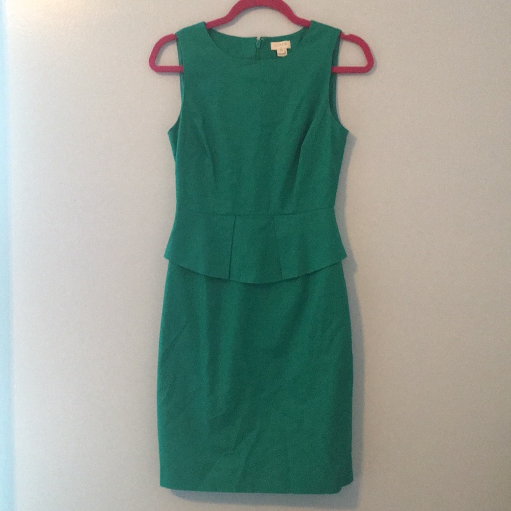 Green J Crew Dress